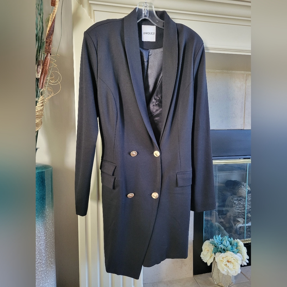 Black Blazer Dress